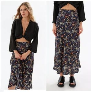 uo rowan crepe skirt